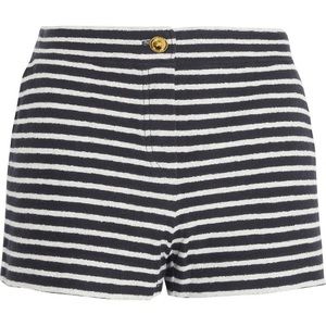 Tory Burch Terry Cloth Striped Shorts